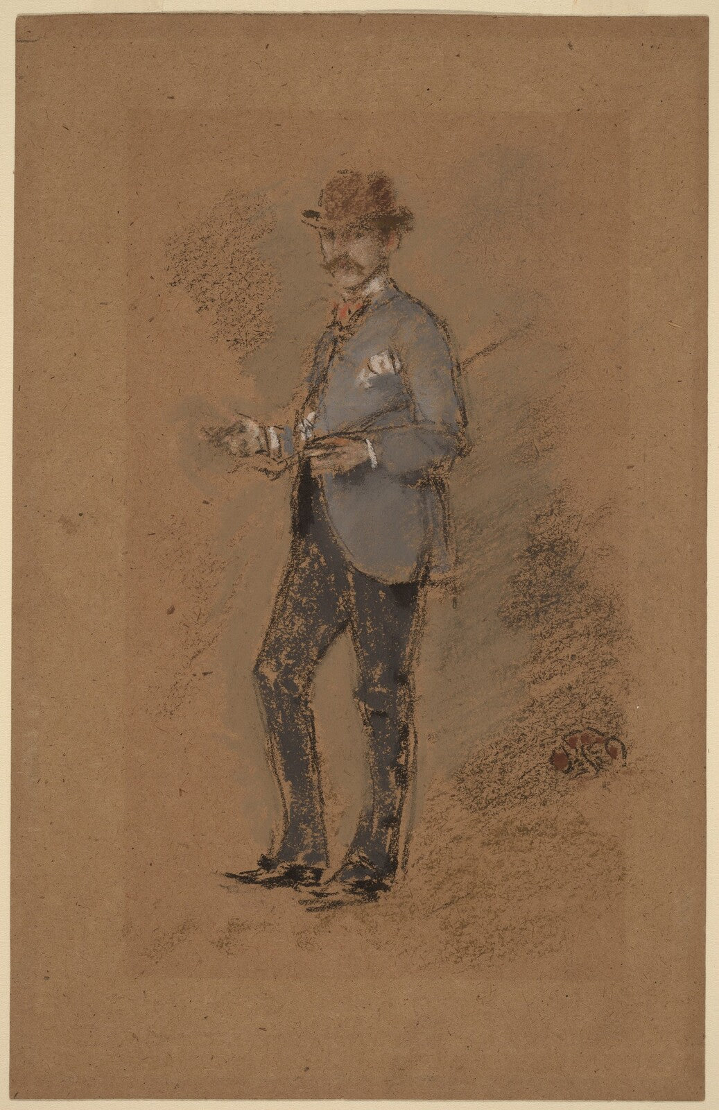 Harper Pennington, James McNeill Whistler, 1880/1882 — pastel, National Gallery of Art