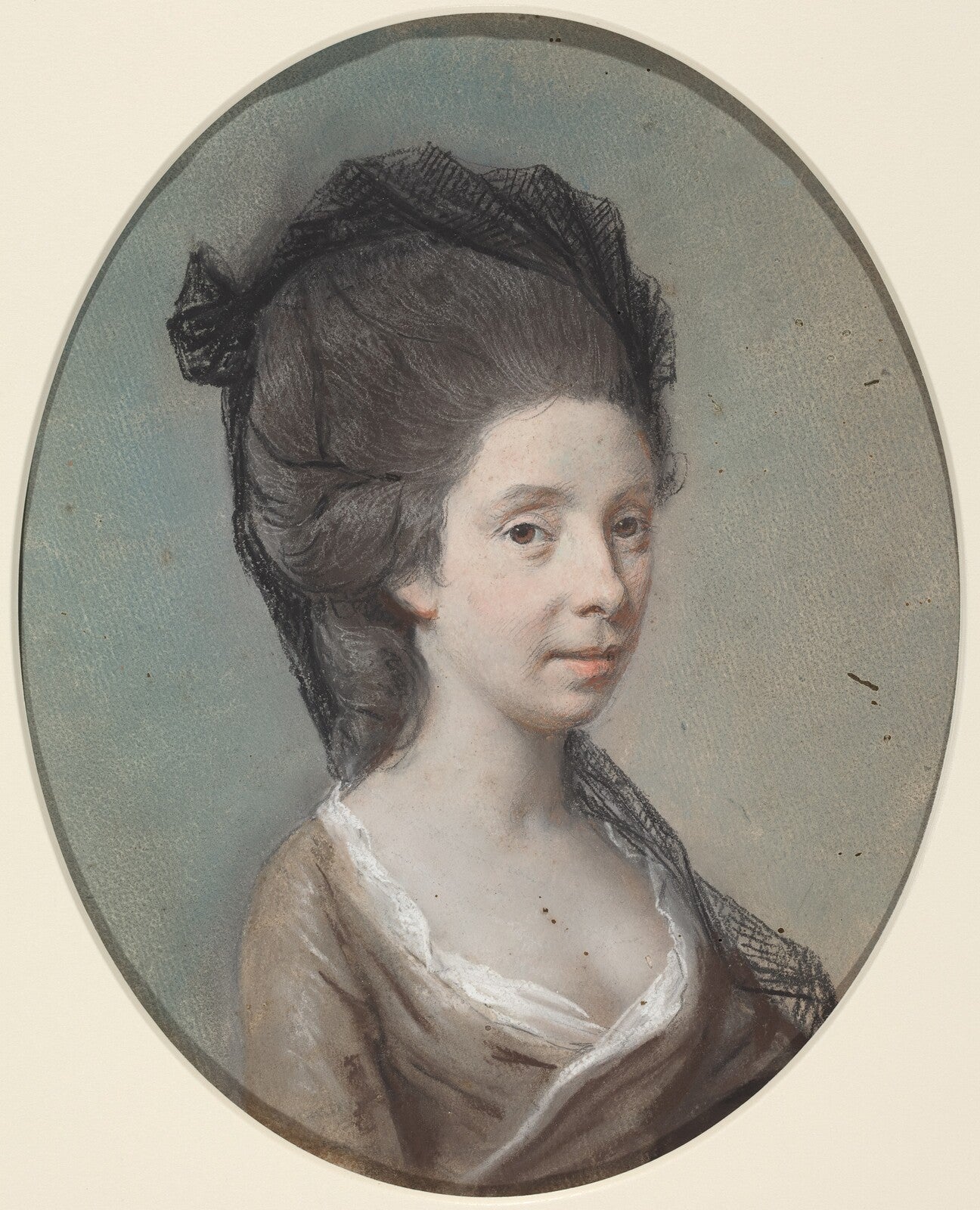 Lady Holland (Lady Mary Fitzpatrick), Hugh Douglas Hamilton, c. 1770 — pastel, National Gallery of Art