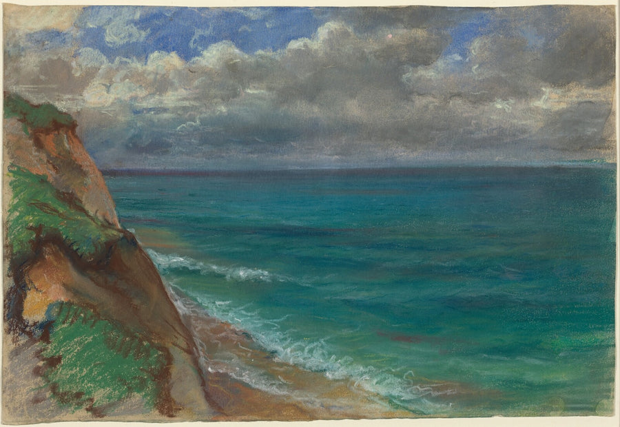 View of the Sea, Normandy - Alexandre Desgoffe