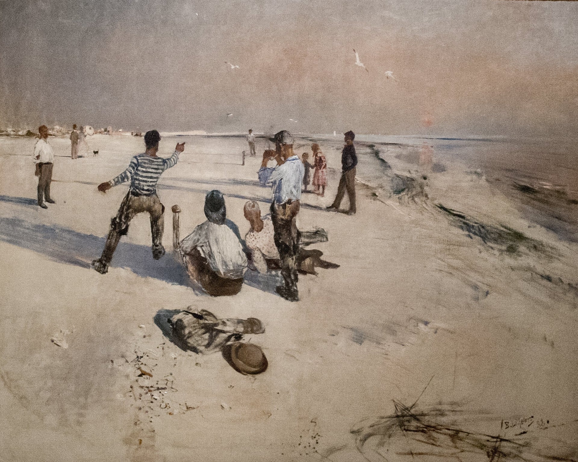 Déformation de l'homme - Bruno Liljefors image 1 reproduction de peinture à l’huile