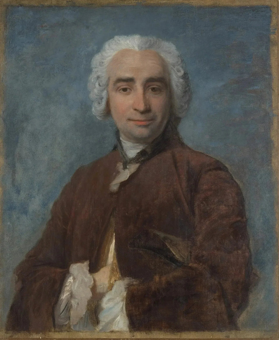 Portrait d’homme, d’après Maurice Quentin de La Tour, vers 1868–1870 – Degas