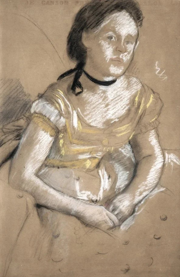 Mathilde Musson Bell par Edgar Degas – reproduction peinture à l’huile sur toile