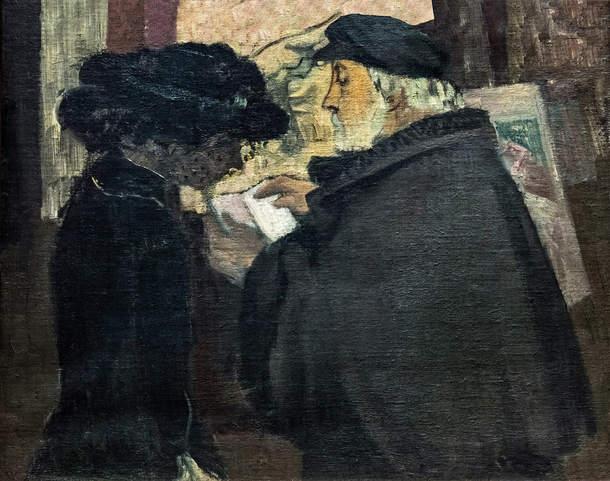 Degas et son modèle - Maurice Denis image 1 copie peinte à la main à l’huile