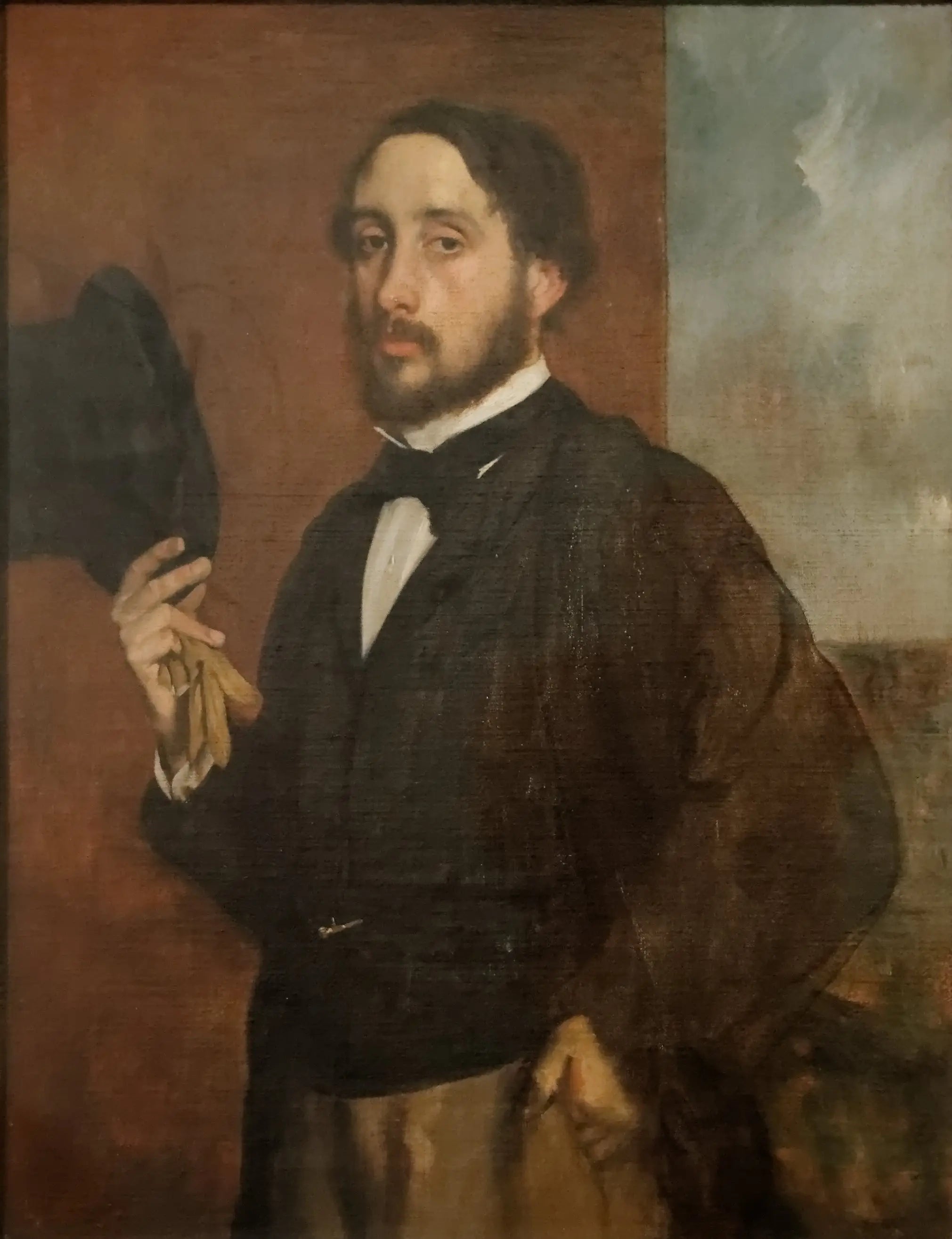 Degas saluant - Edgar Degas image 1 copie de tableau peinte à la main