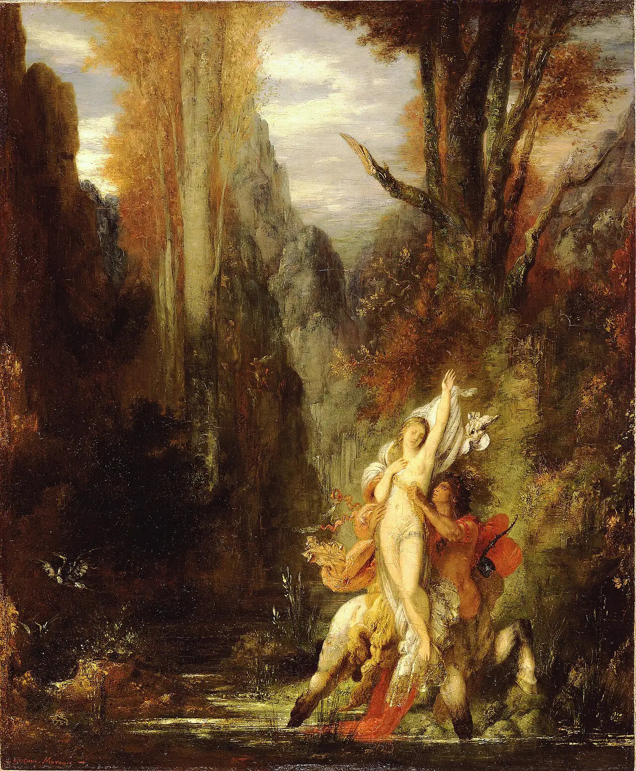 Déjanire (Automne) - Gustave Moreau image 1 reproduction artisanale de tableau