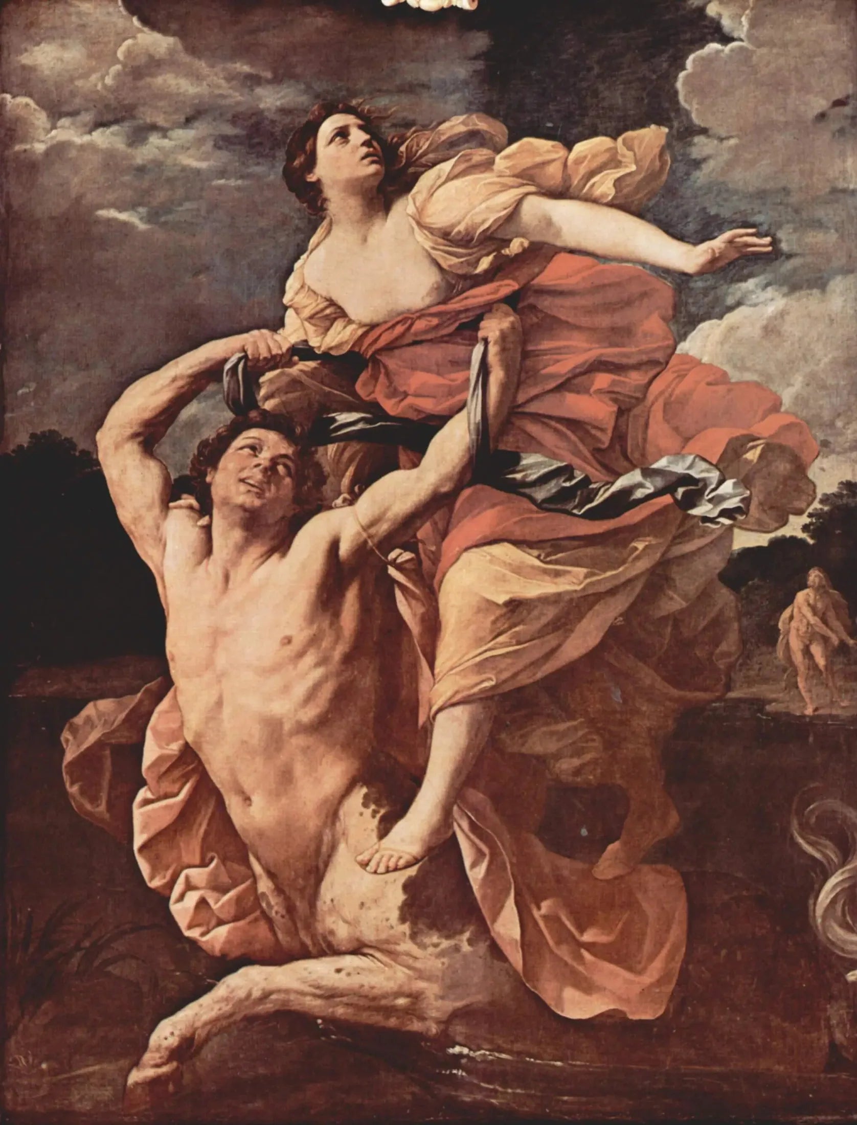 Déjanire enlevée par le centaure Nessus - Guido Reni image 1 copie peinte à la main à l’huile