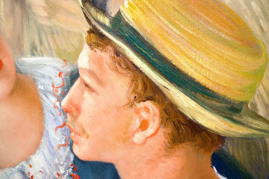 Déjeuner des Canotiers (Renoir) - Alpha Reproduction | 160 x 120 cm image 10 reproduction artisanale de tableau