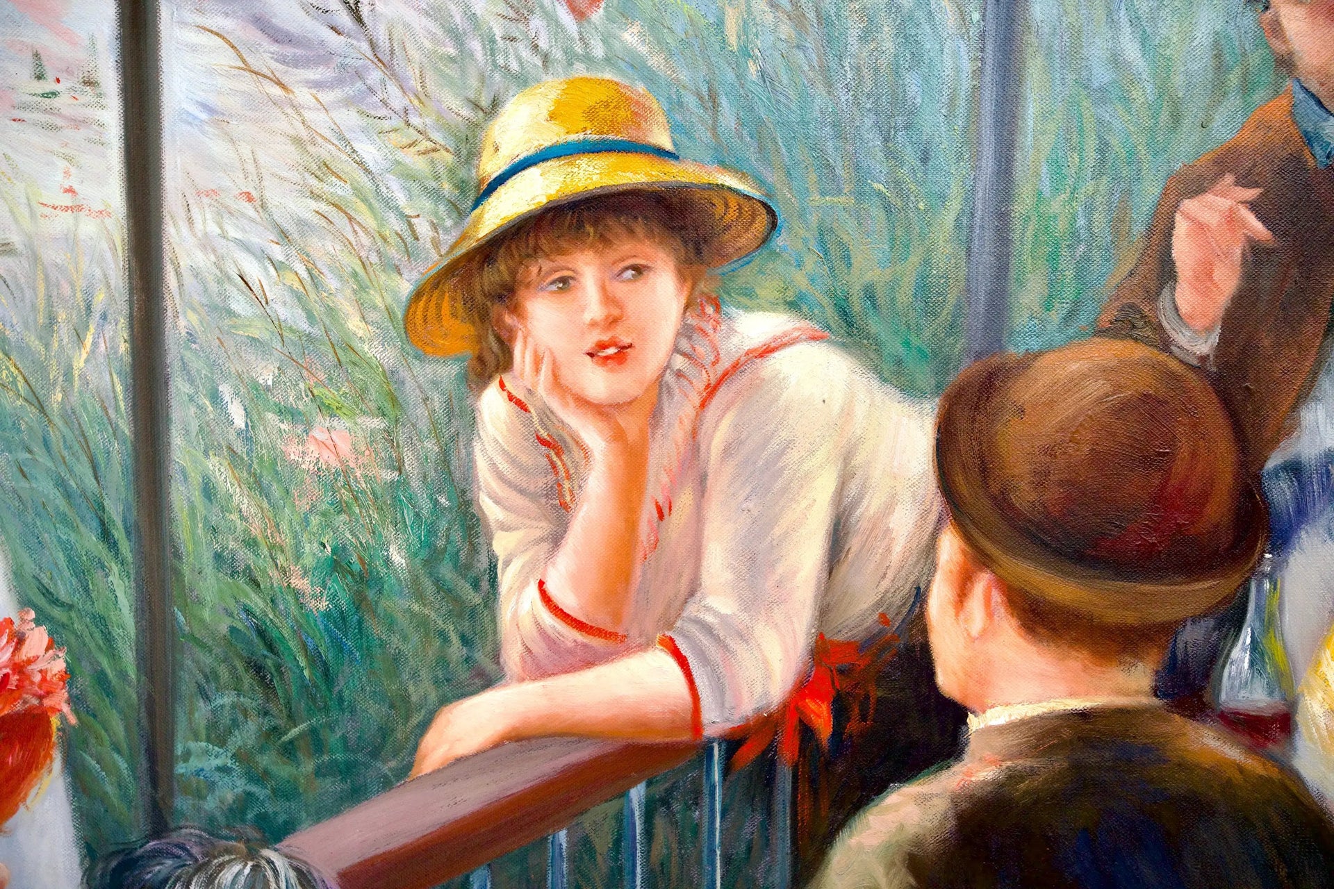 Déjeuner des Canotiers (Renoir) - Alpha Reproduction | 160 x 120 cm image 13 reproduction réalisée par Alpha Reproduction