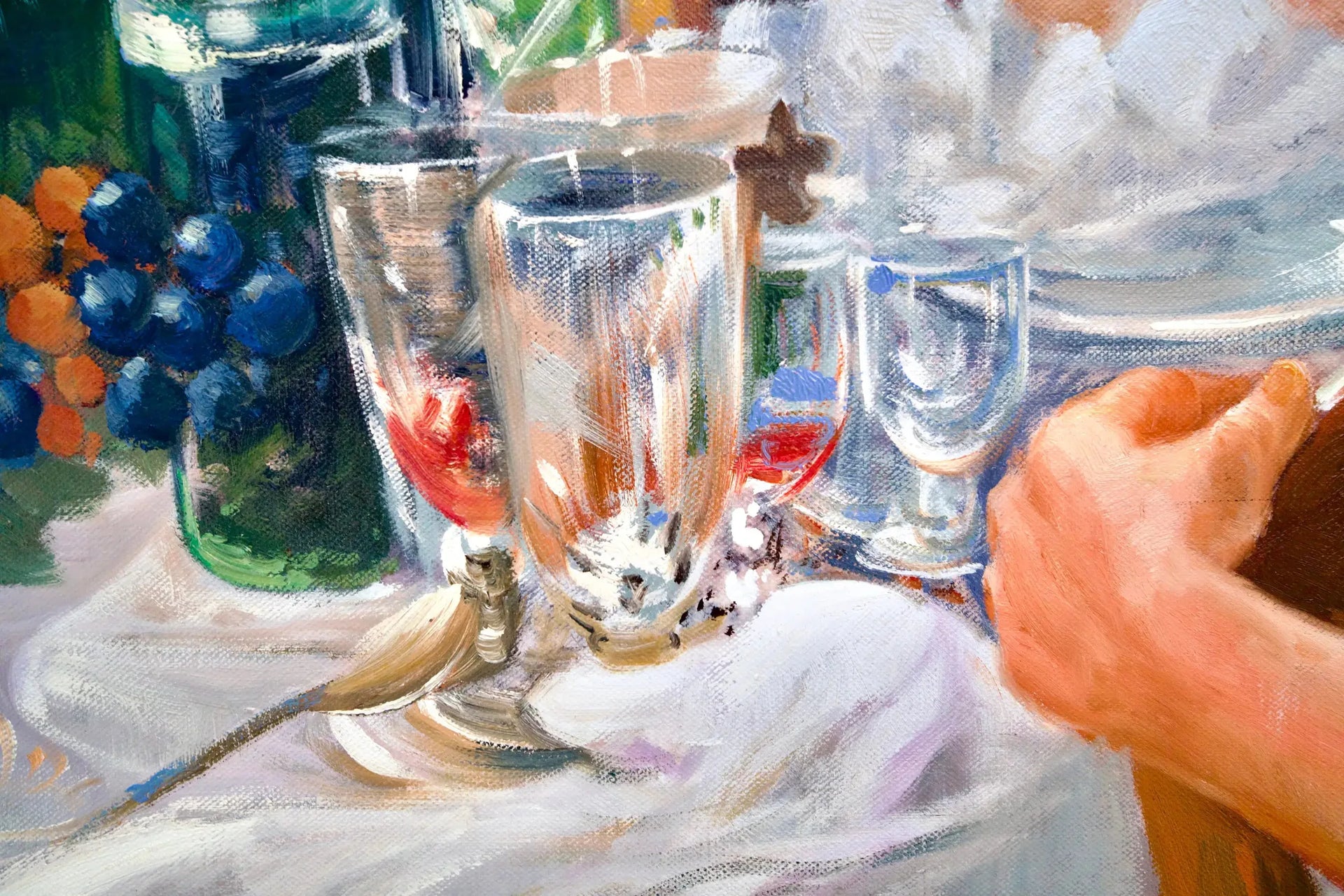 Déjeuner des Canotiers (Renoir) - Alpha Reproduction | 160 x 120 cm image 17 reproduction artisanale de tableau