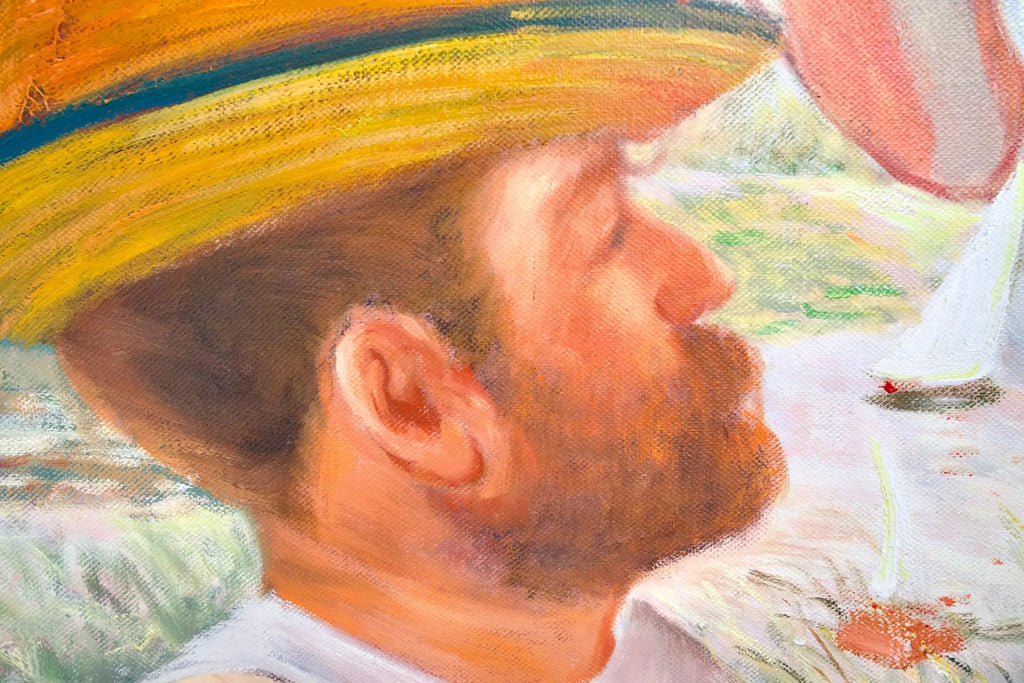 Déjeuner des Canotiers (Renoir) - Alpha Reproduction | 160 x 120 cm image 22 copie de tableau peinte à la main