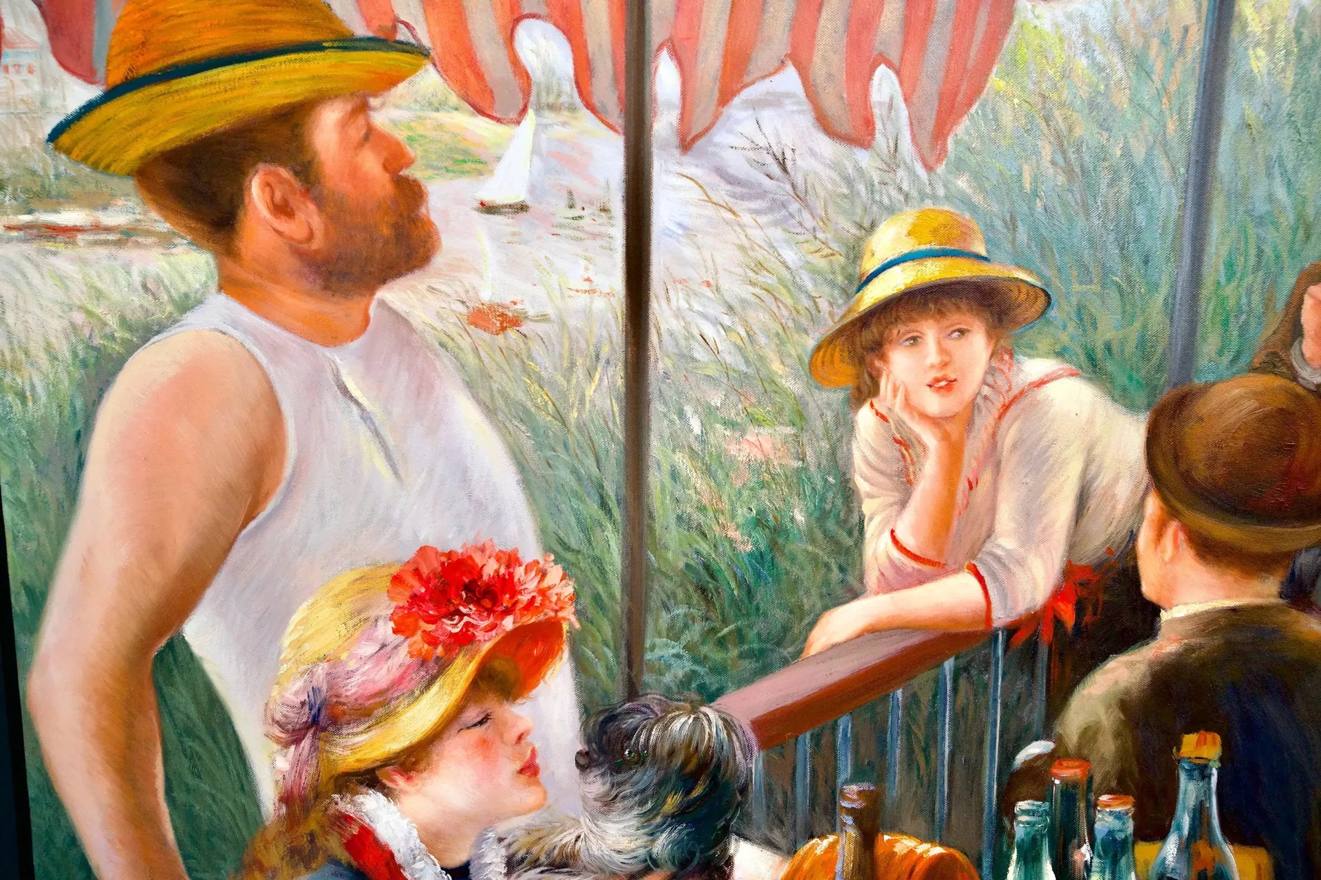 Déjeuner des Canotiers (Renoir) - Alpha Reproduction | 160 x 120 cm image 23 tableau peint à l’huile sur toile