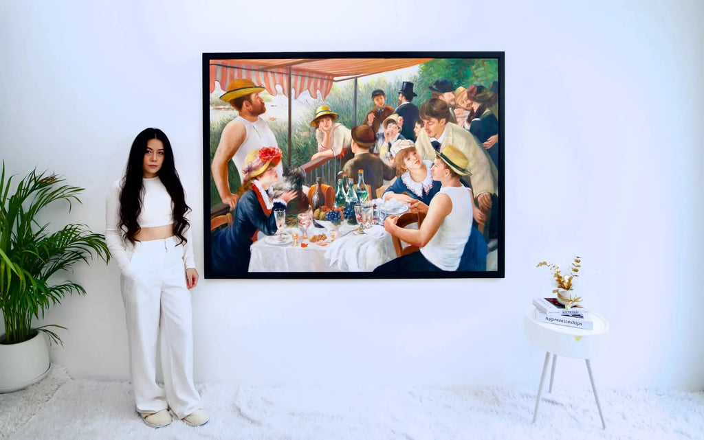Déjeuner des Canotiers (Renoir) - Alpha Reproduction | 160 x 120 cm image 24 reproduction artisanale de tableau