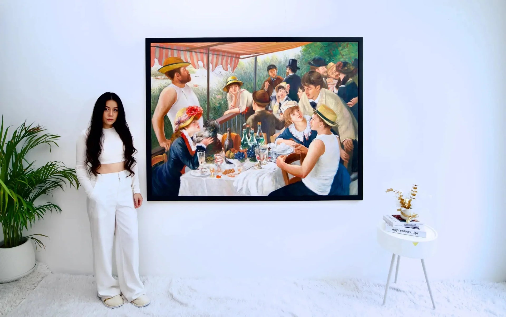 Déjeuner des Canotiers (Renoir) - Alpha Reproduction | 160 x 120 cm image 24 reproduction artisanale de tableau