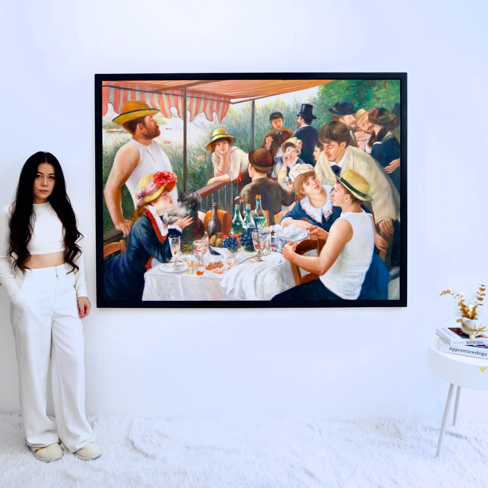 Déjeuner des Canotiers (Renoir) - Alpha Reproduction | 160 x 120 cm image 3 reproduction artisanale de tableau