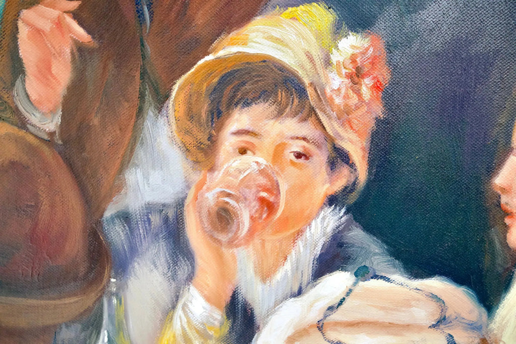 Déjeuner des Canotiers (Renoir) - Alpha Reproduction | 160 x 120 cm image 8 copie de tableau peinte à la main
