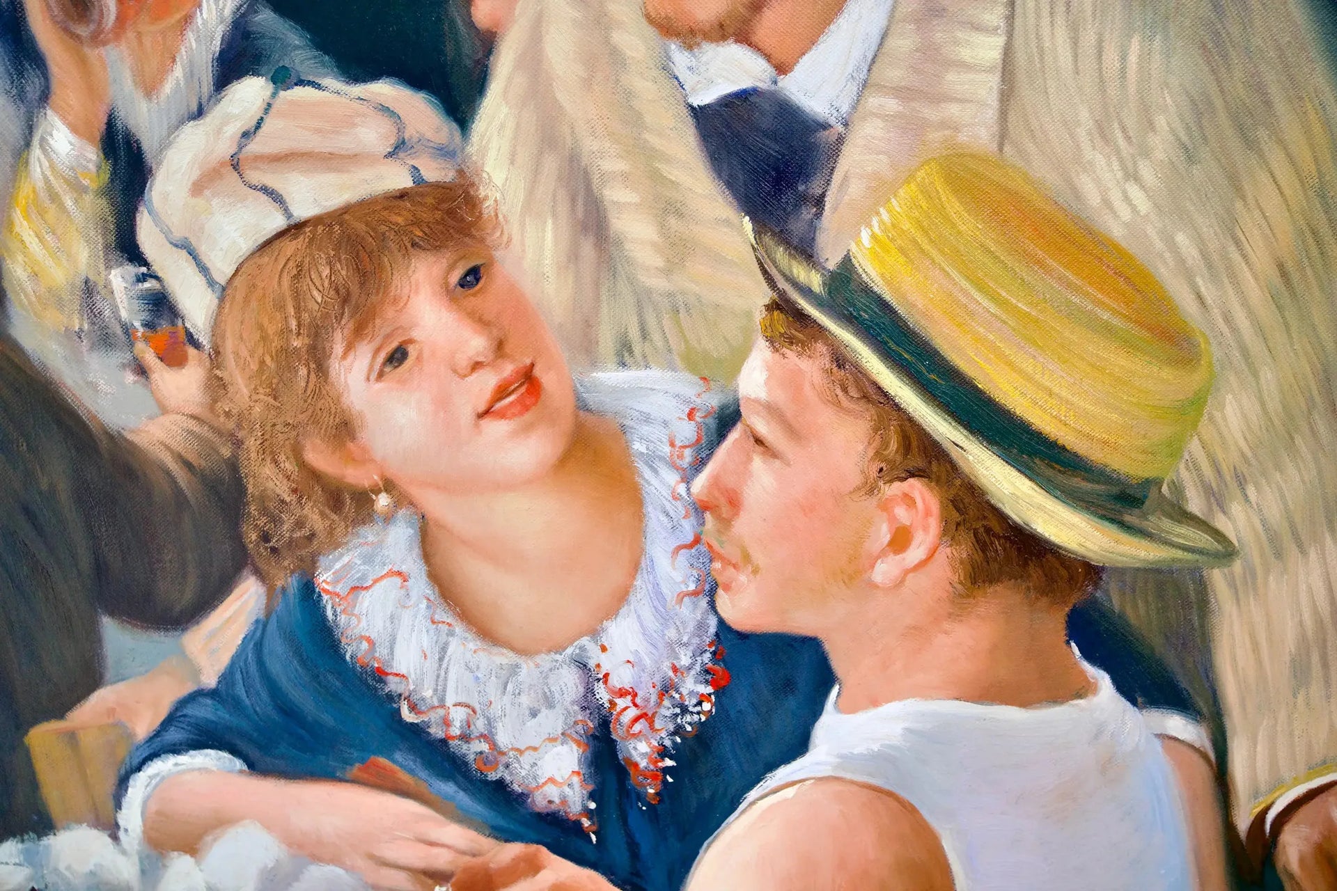 Déjeuner des Canotiers (Renoir) - Alpha Reproduction | 160 x 120 cm image 9 tableau peint à l’huile sur toile