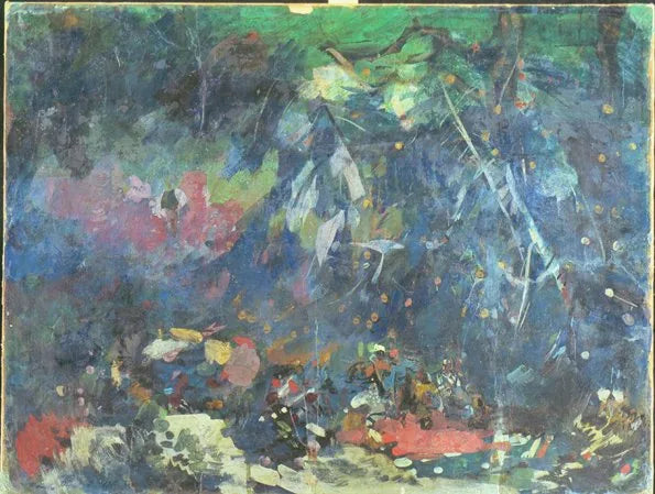 Dekoratsioonikavand - Konstantin Korovin image 1 tableau peint à l’huile sur toile