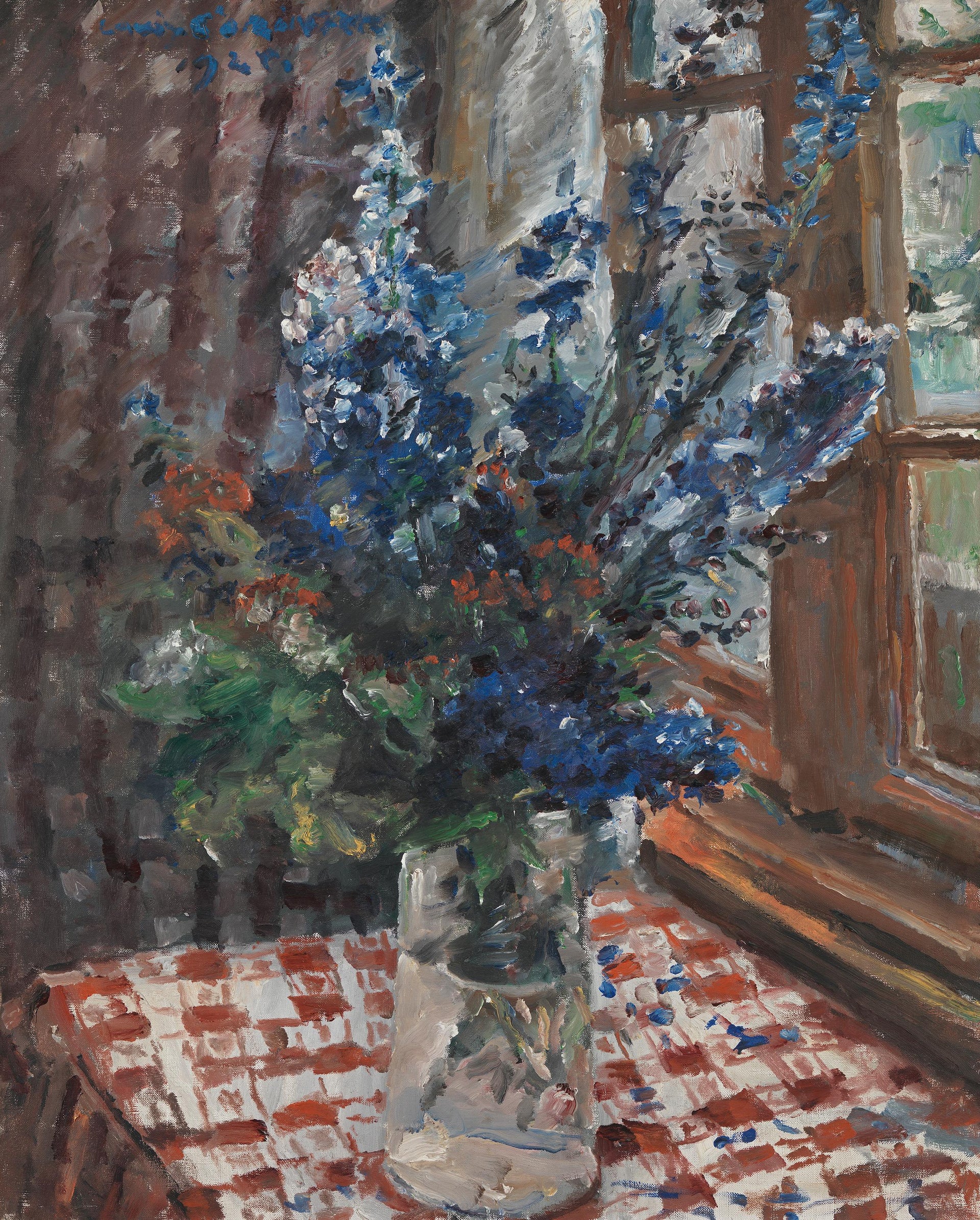 Delphinium - Lovis Corinth image 1 copie de tableau peinte à la main