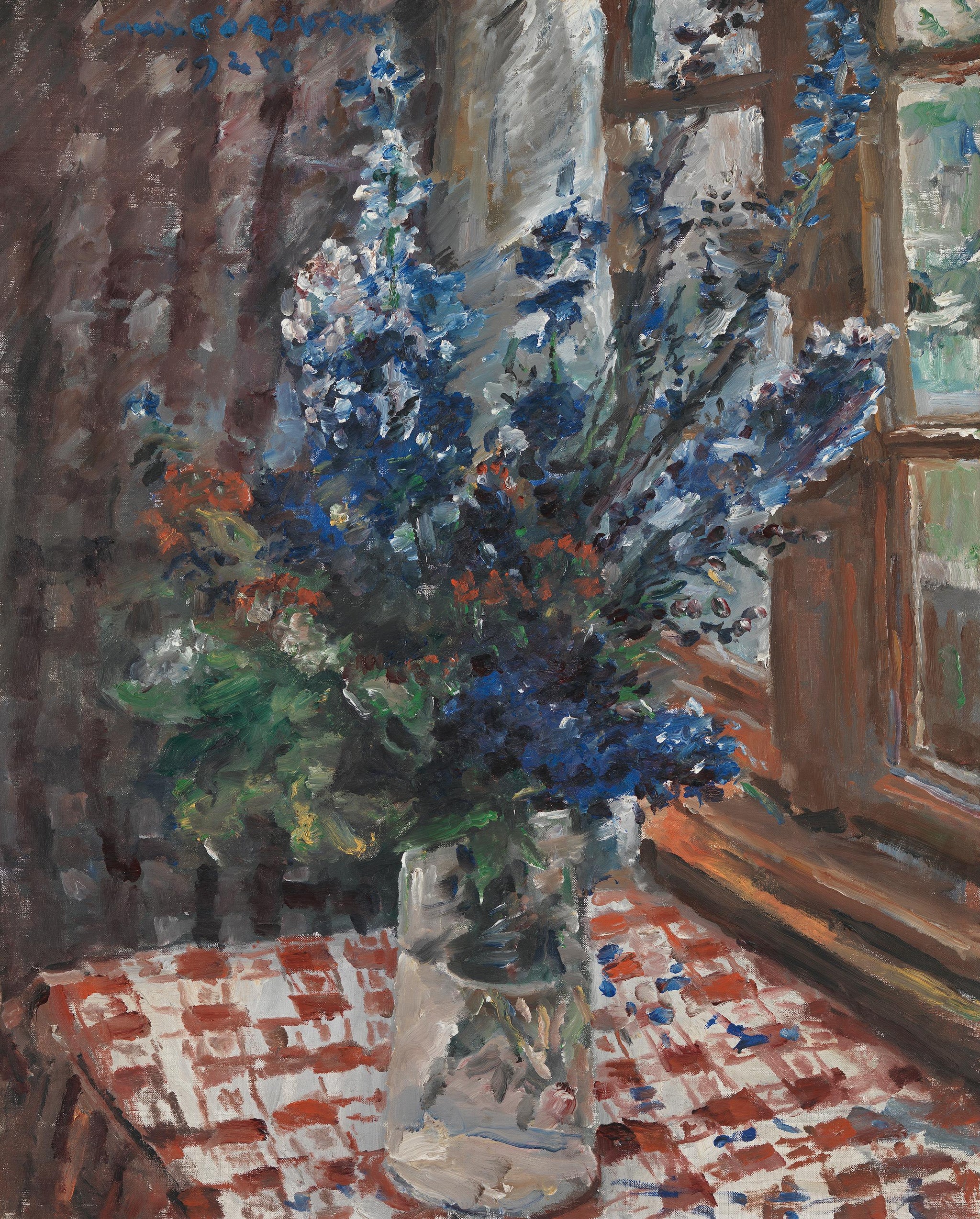 Delphinium - Lovis Corinth image 1 copie de tableau peinte à la main