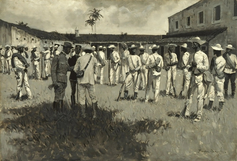 Démantèlement de l'armée de Gomez - Frederic Remington
