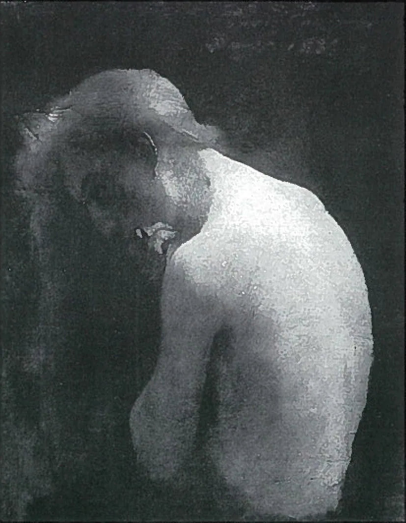 Demi-nue féminine - Lovis Corinth image 1 reproduction de peinture à l’huile