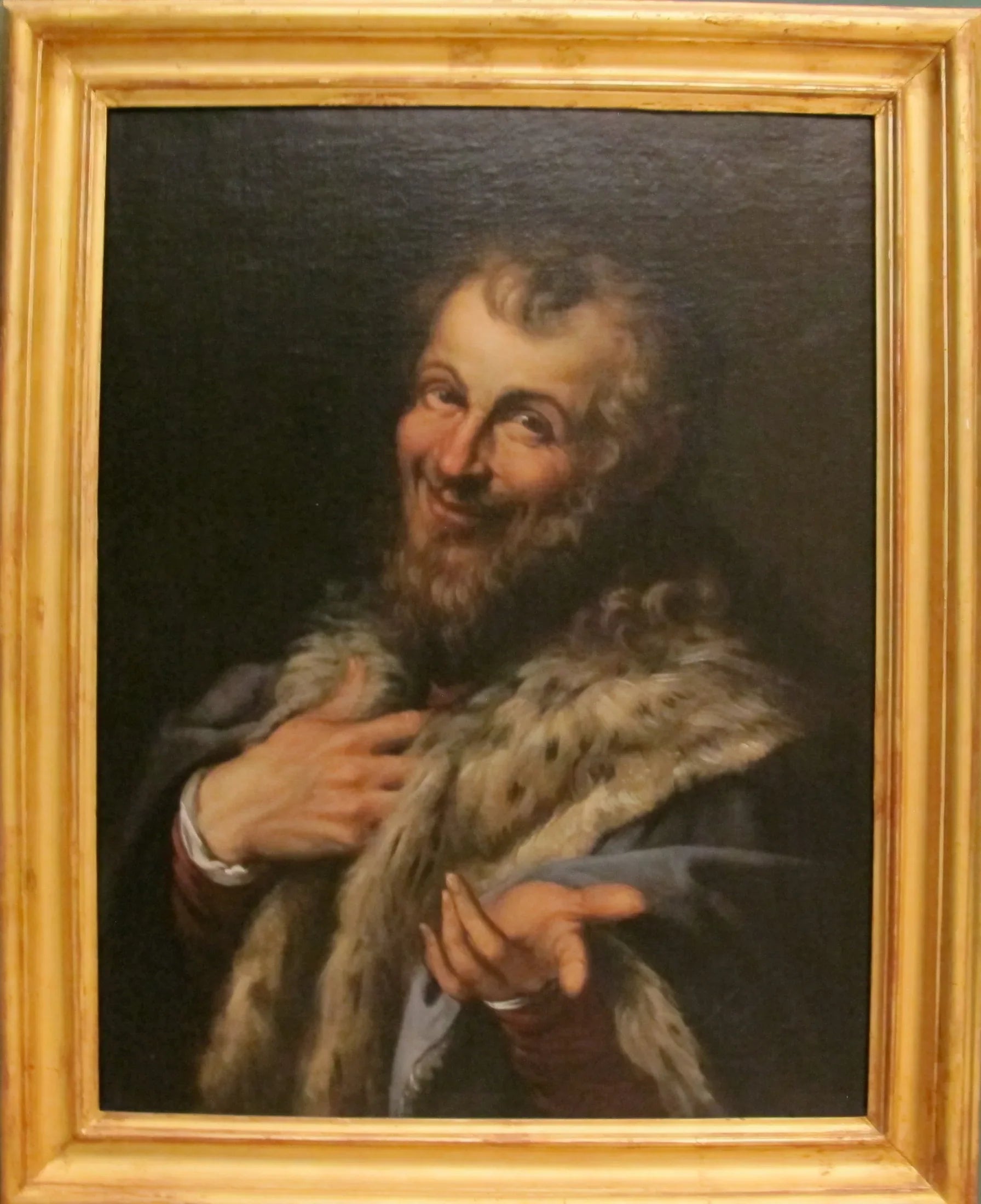 Démocrite - Agostino Carracci image 1 copie peinte à la main à l’huile
