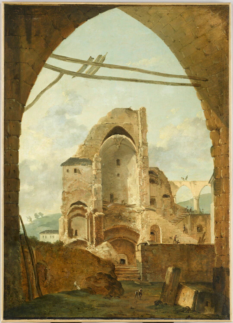 Démolition de l'abbaye de Montmartre - dit l'Aîné Moreau Louis Gabriel
