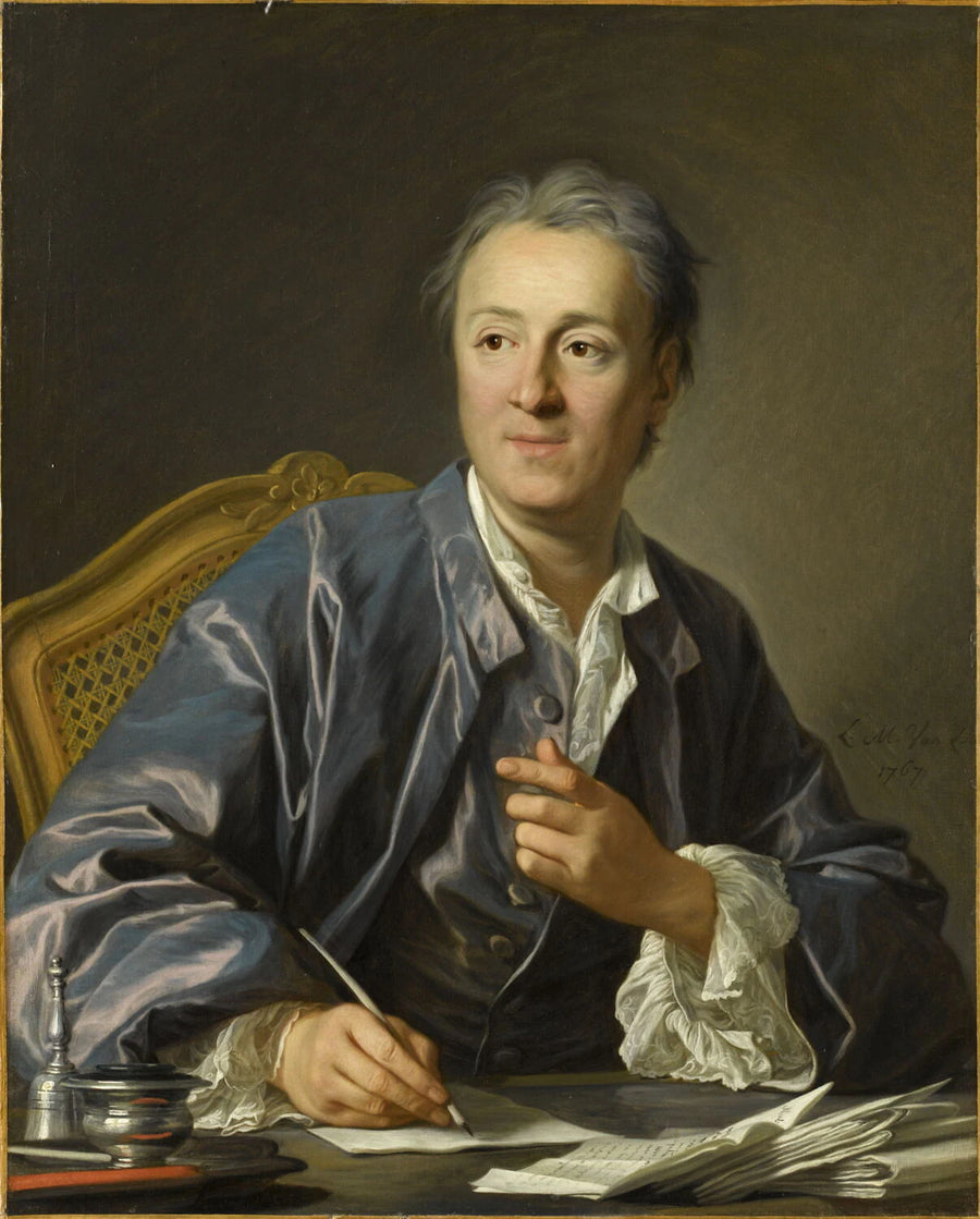 Denis Diderot (1713-1784), écrivain - Louis-Michel Van Loo