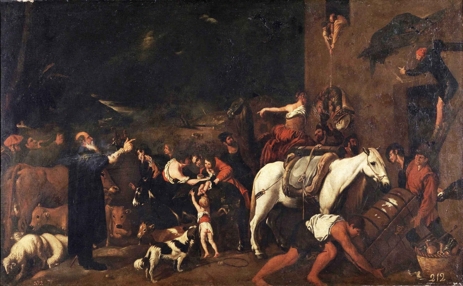 Le départ de Jacob avec ses troupeaux - Artiste inconnu