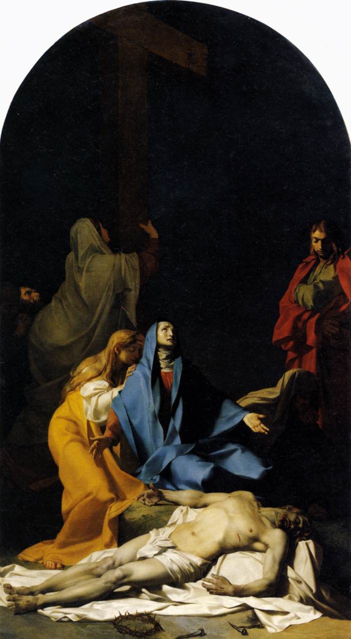 Déploration - Jean-Baptiste Regnault image 1 reproduction d’œuvre d’art à l’huile