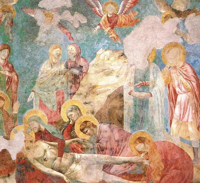 Déposition de la Croix - Giotto image 1 reproduction de peinture à l’huile