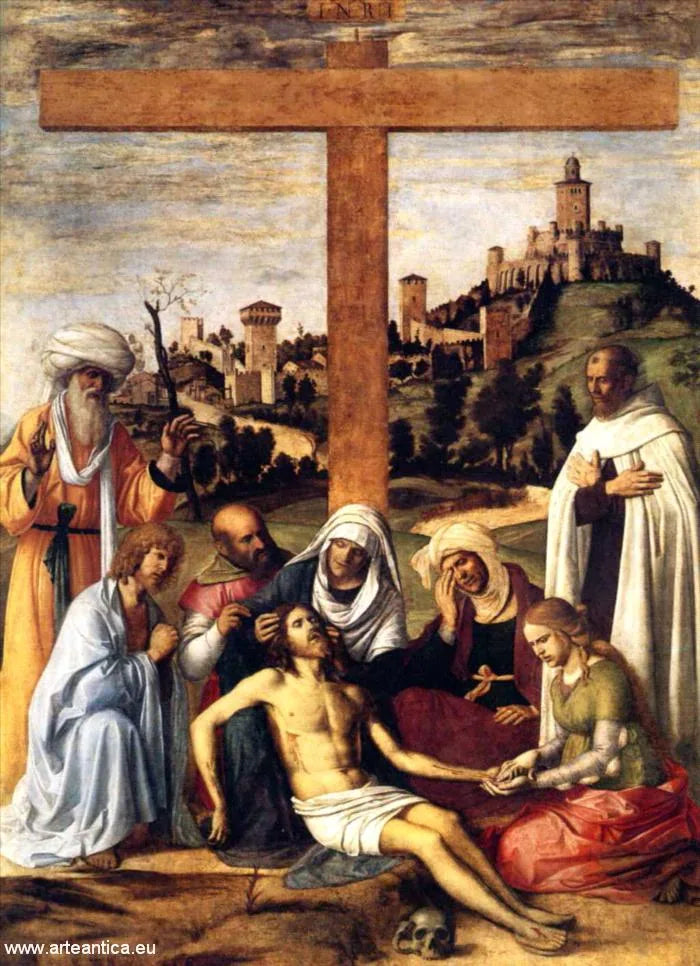 Déposition du Saint-Croix - Cima da Conegliano image 1 reproduction d’œuvre d’art à l’huile