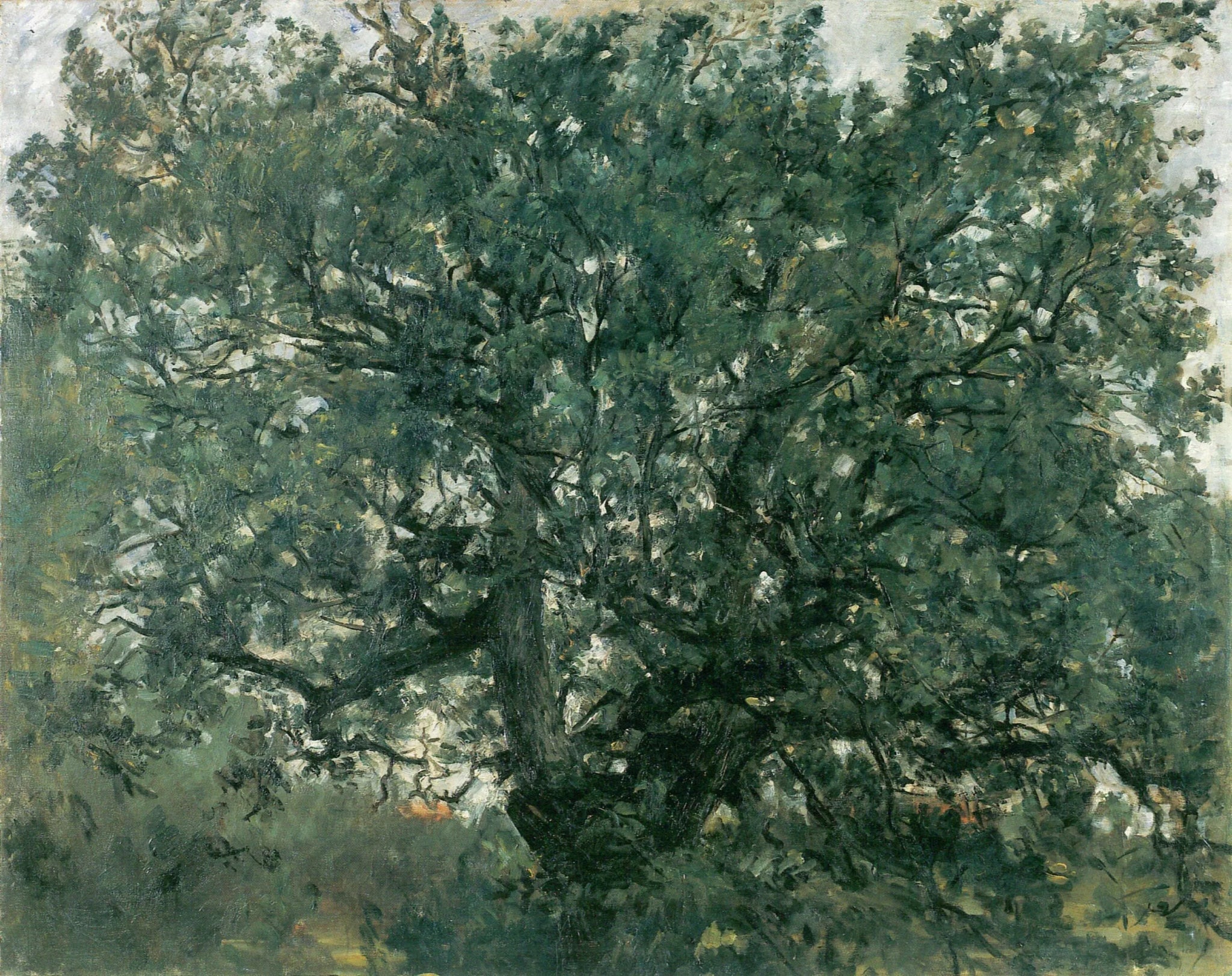 Der Eichbaum - Lovis Corinth image 1 copie de tableau peinte à la main