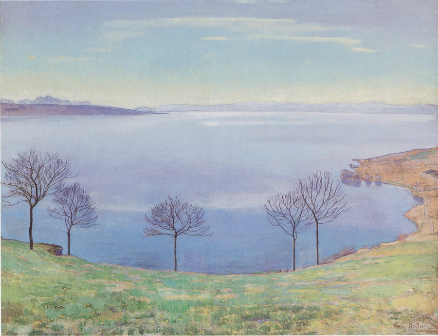 Der Genfersee von Chexbres aus - Ferdinand Hodler