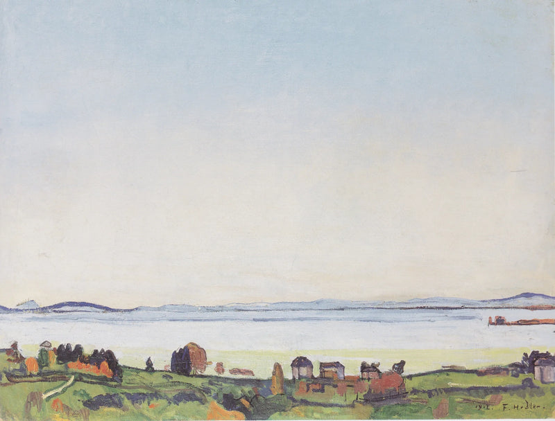 Der Genfersee von Lausanne aus - Ferdinand Hodler