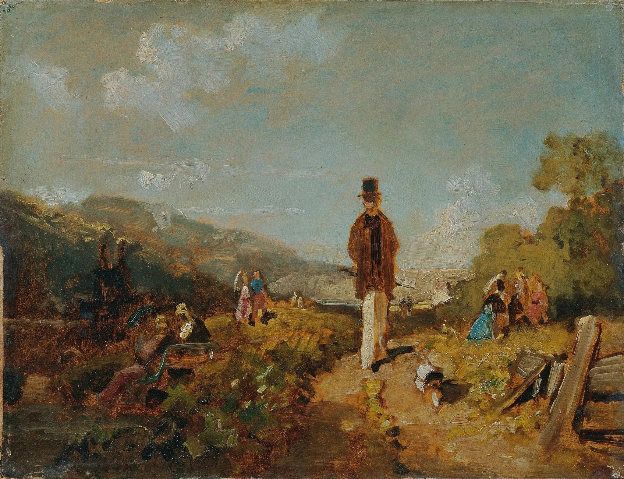 Der Hagestolz - Carl Spitzweg image 1 copie de tableau peinte à la main