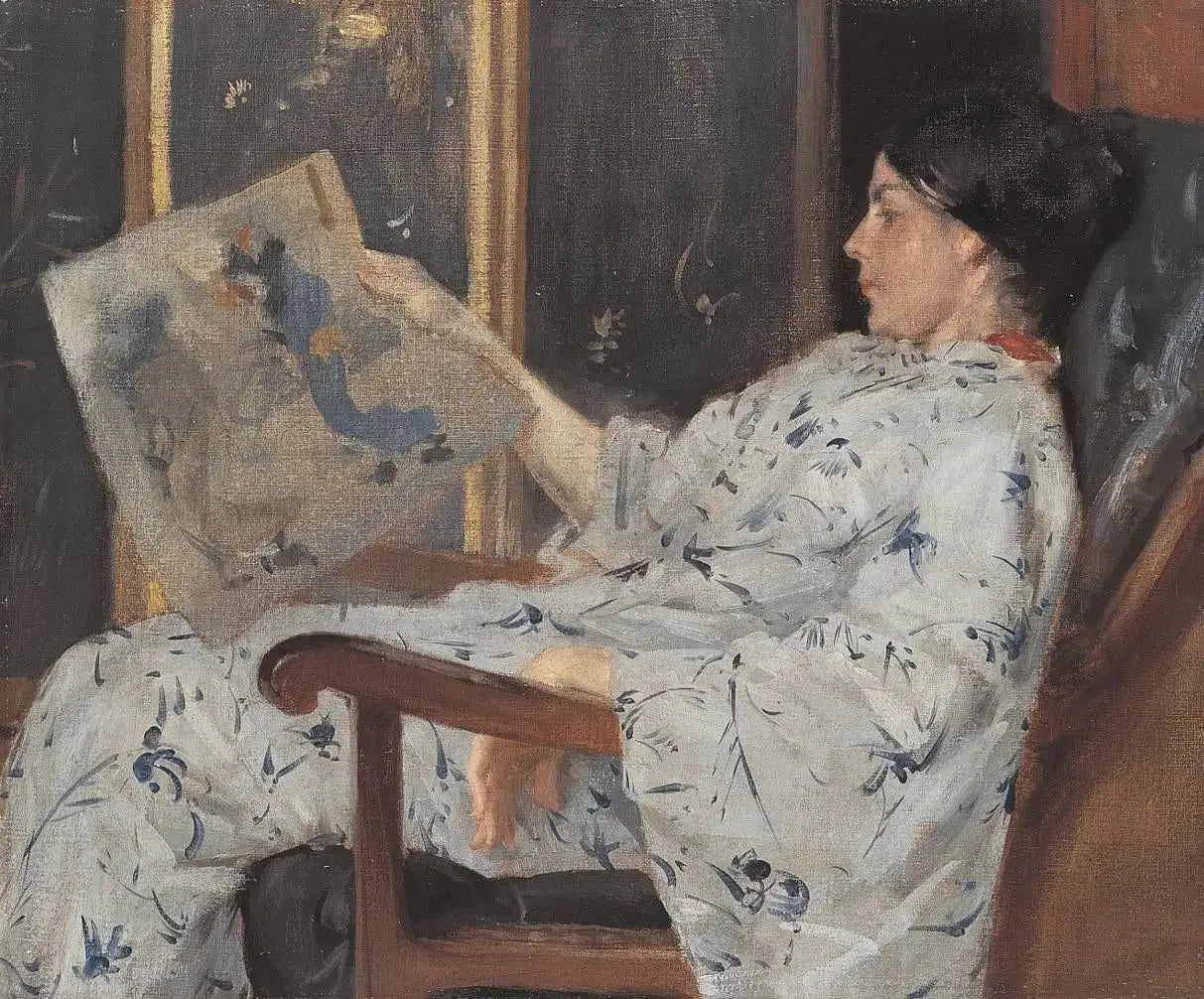 Der japanische Holzschnitt - William Merritt Chase image 1 copie de tableau peinte à la main