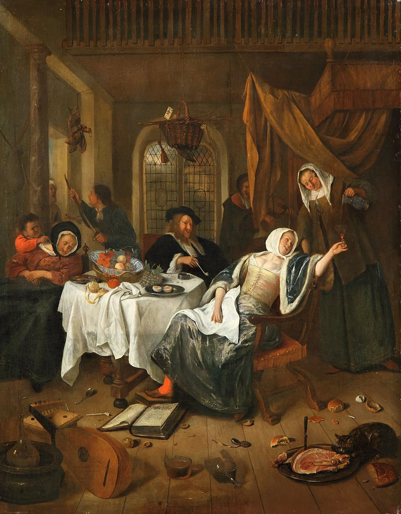 Der liederliche Haushalt - Jan Steen
