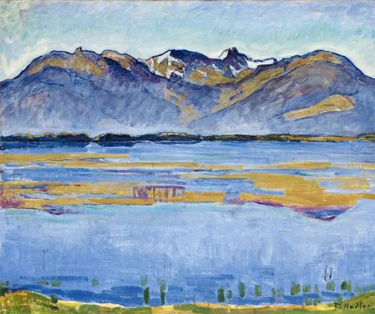 Der Montanasee - Ferdinand Hodler image 1 reproduction réalisée par Alpha Reproduction