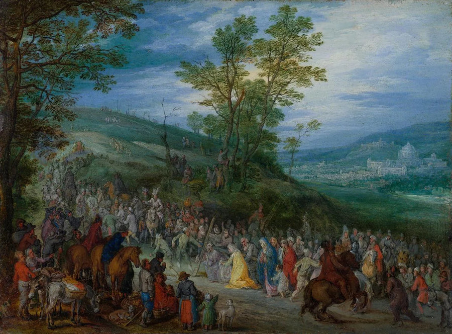 Der Weg zum Kalvarienberg - Jan Brueghel l’Ancien