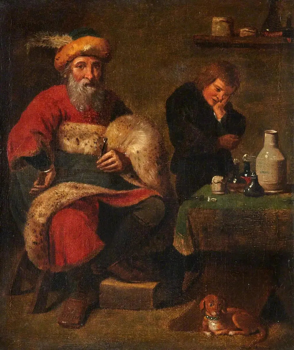 Der Zahnarzt (Le Dentiste) - David Teniers le Jeune image 1 reproduction artisanale de tableau