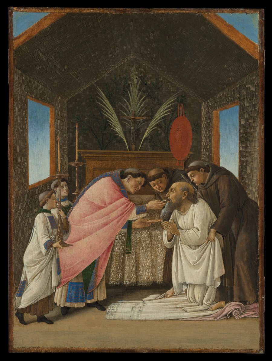 La Dernière Communion de Saint Jérôme - Botticelli (Alessandro di Mariano Filipepi)