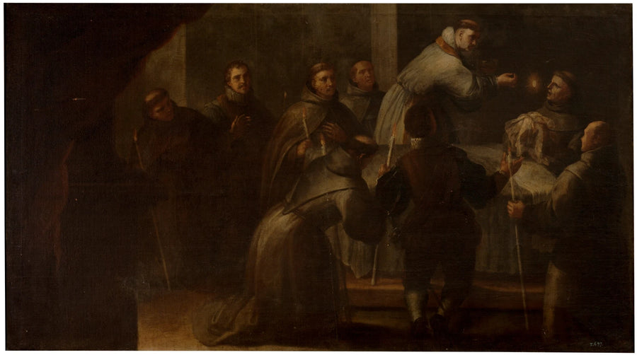 La dernière communion de San Diego de Alcalá - Juan García de Miranda
