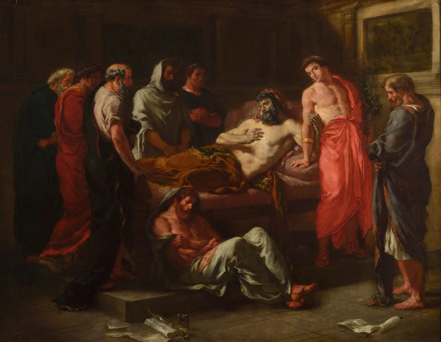 Dernières Paroles de l'empereur Marc Aurèle - Eugène Delacroix