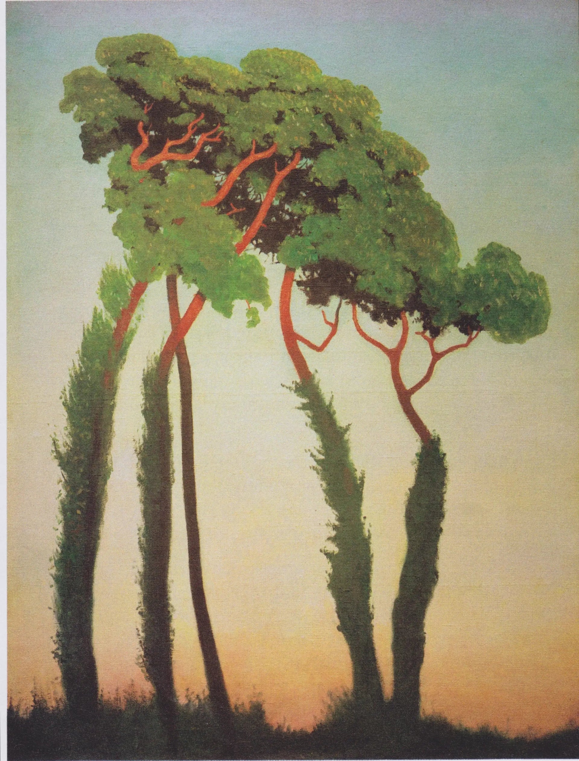 Derniers rayons de soleil - Félix Vallotton image 1 tableau peint à l’huile sur toile