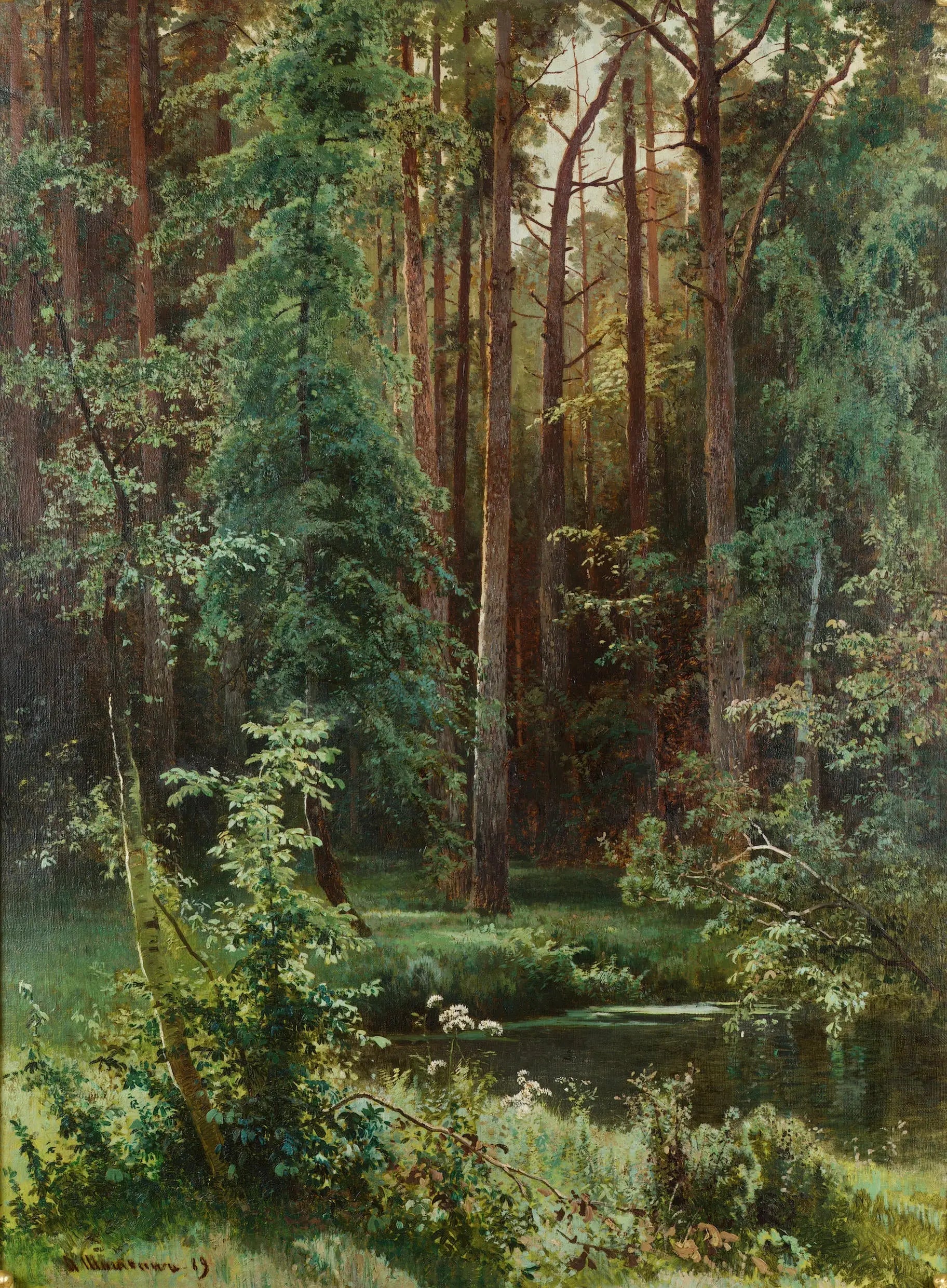 Des bois - Ivan Chichkine image 1 copie de tableau peinte à la main