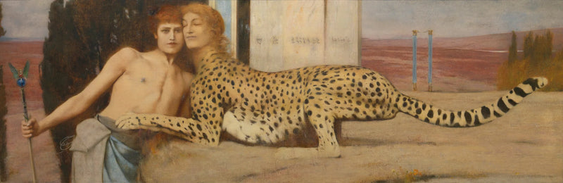 Des caresses - Fernand Khnopff