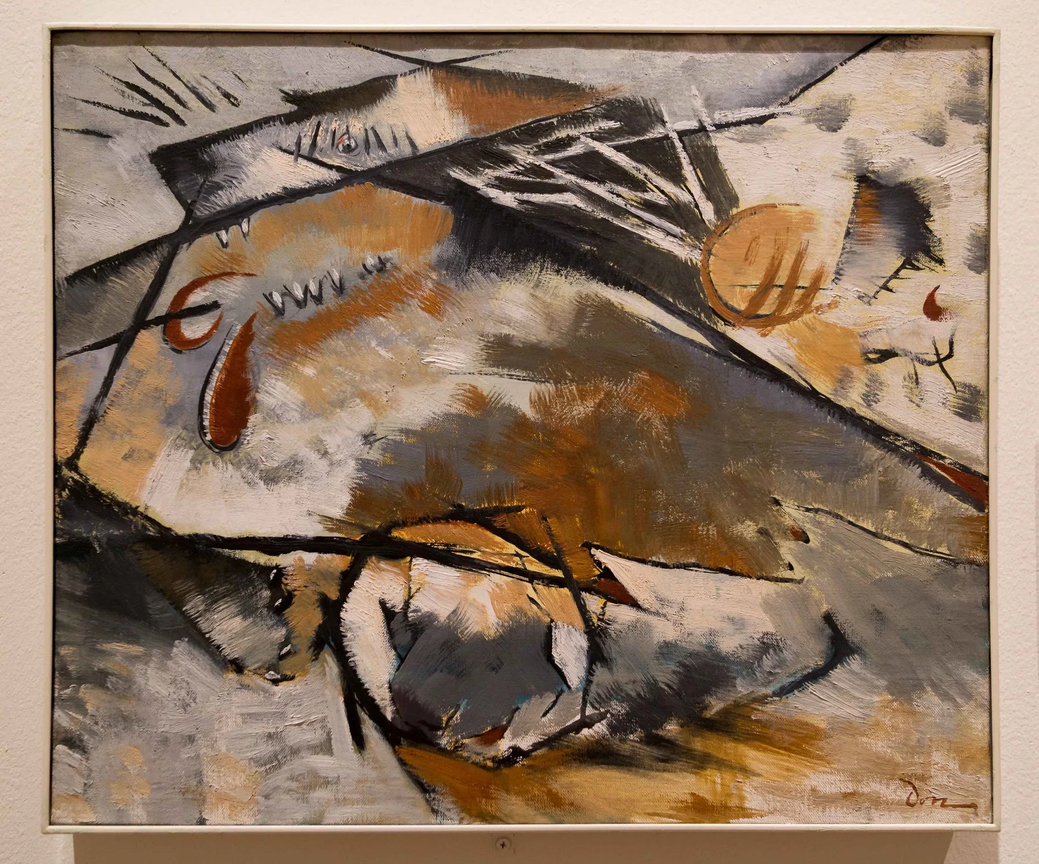 Des chiens qui se poursuivent - Arthur Dove image 1 copie peinte à la main à l’huile