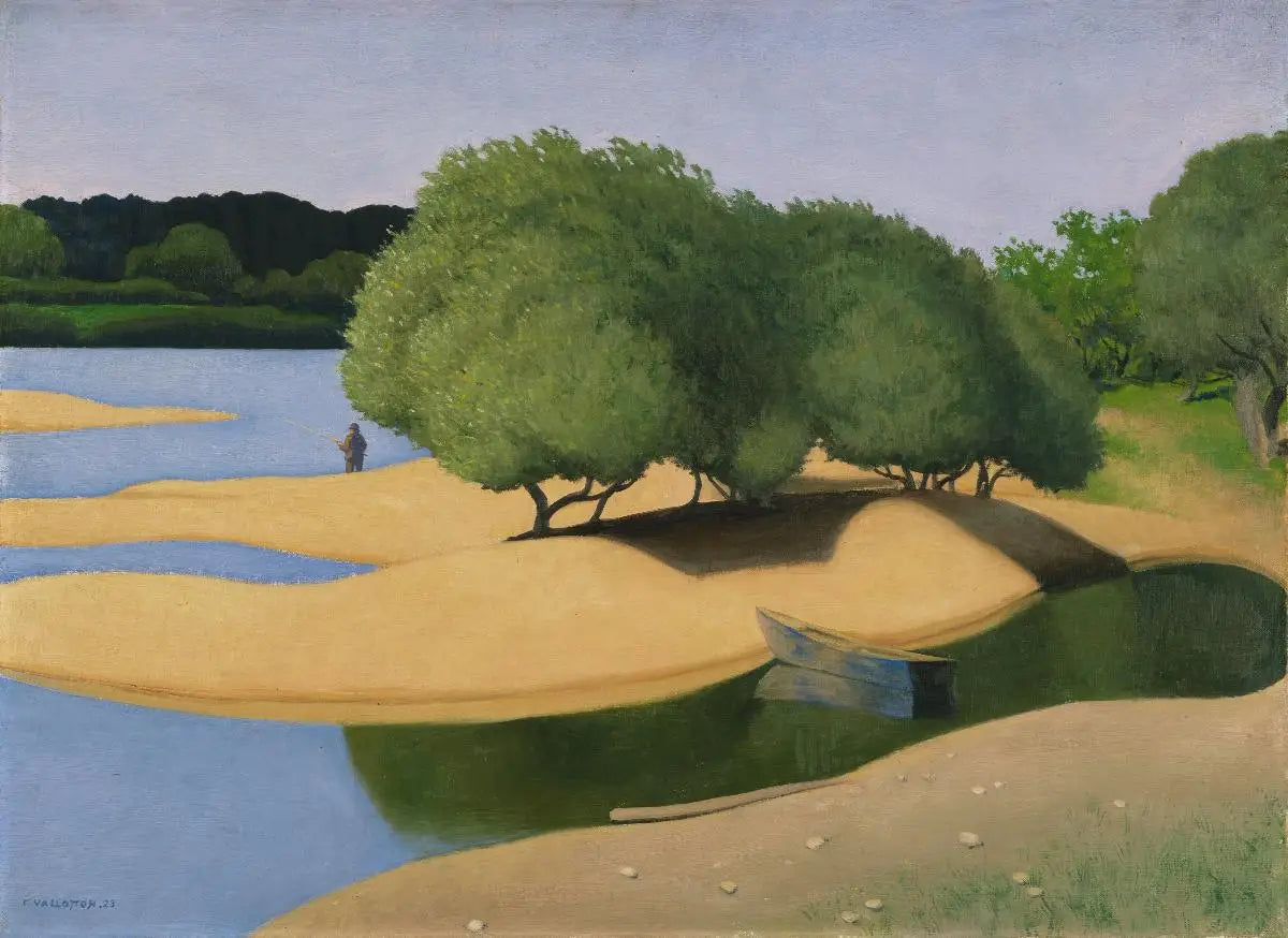 Des sables au bord de la Loire - Félix Vallotton image 1 copie de tableau peinte à la main