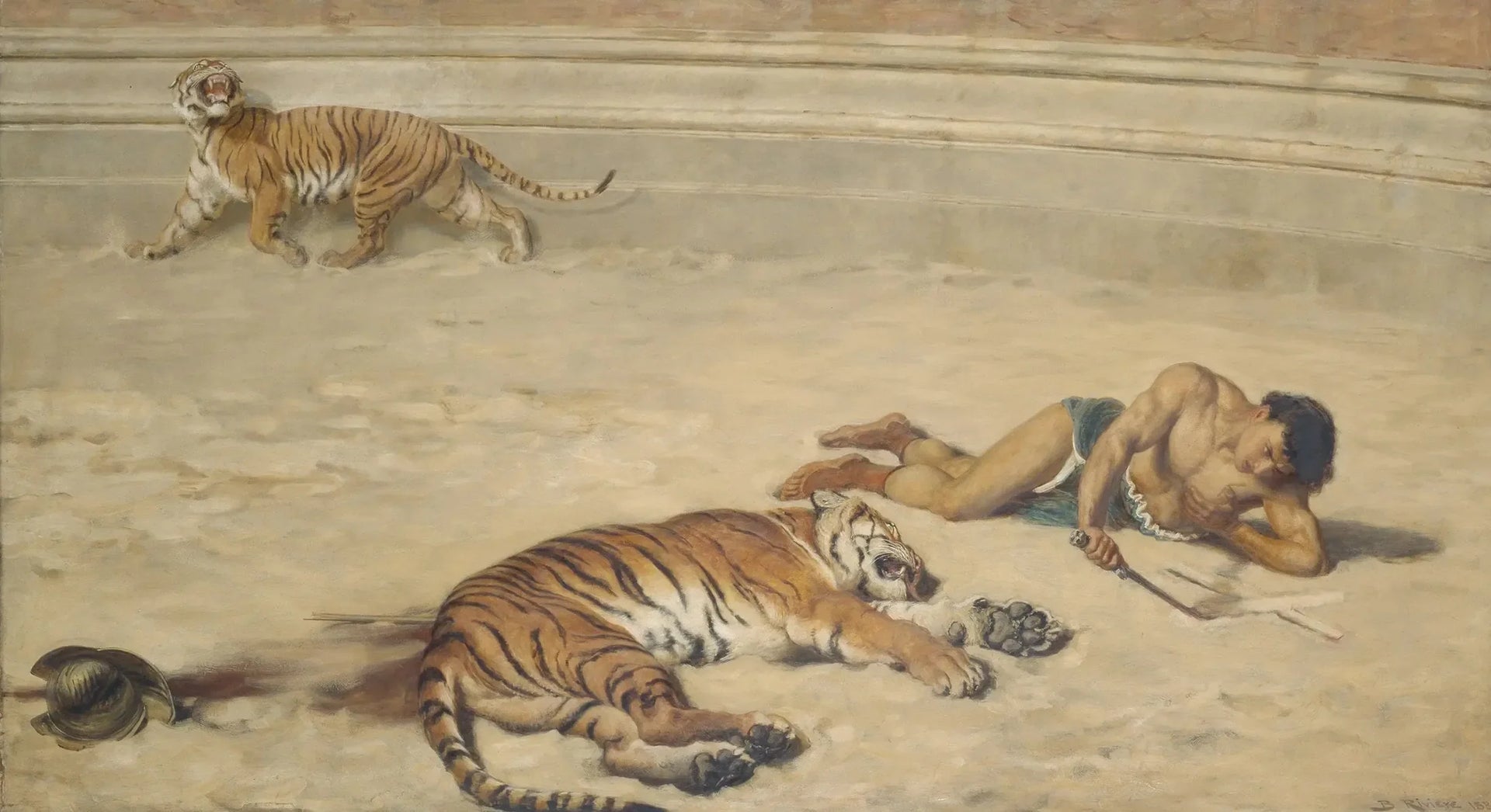 Des vacances romaines - Briton Rivière image 1 reproduction de peinture à l’huile